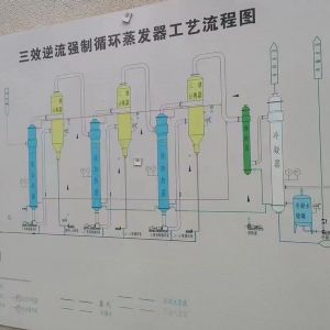 出售5噸全鈦材三效強(qiáng)制循環(huán)蒸發(fā)器一套，圖紙配置清單齊全，歡迎定購(gòu)